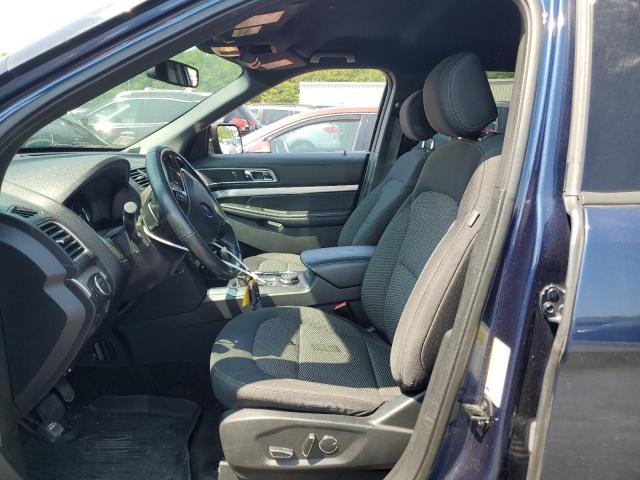 1FM5K8D80HGE31287 - 2017 FORD EXPLORER XLT BLUE photo 7