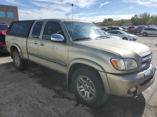 5TBRT34154S442187 - 2004 TOYOTA TUNDRA ACCESS CAB SR5 GOLD photo 4