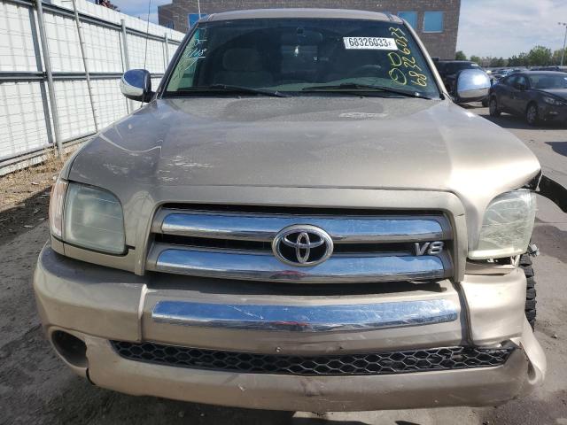 5TBRT34154S442187 - 2004 TOYOTA TUNDRA ACCESS CAB SR5 GOLD photo 5