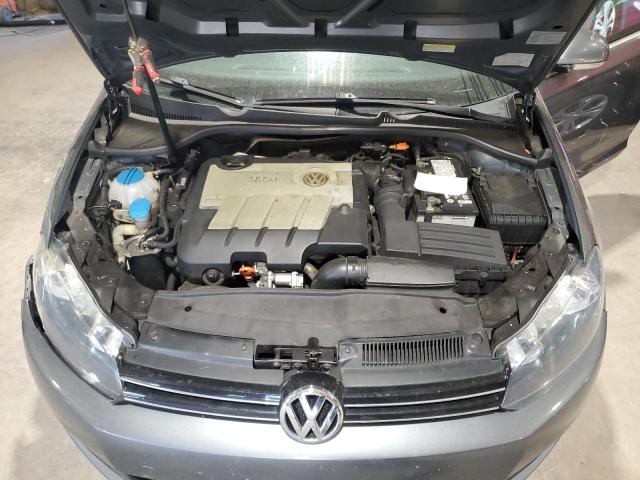 3VWPL7AJ6AM681704 - 2010 VOLKSWAGEN JETTA TDI GRAY photo 12
