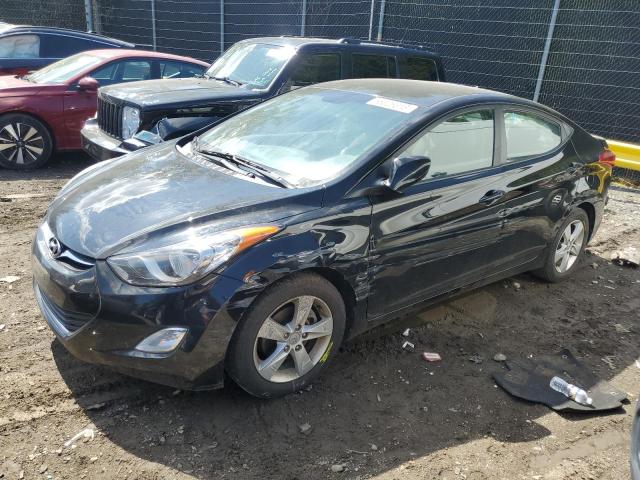 KMHDH4AE1CU425392 - 2012 HYUNDAI ELANTRA GLS BLACK photo 1