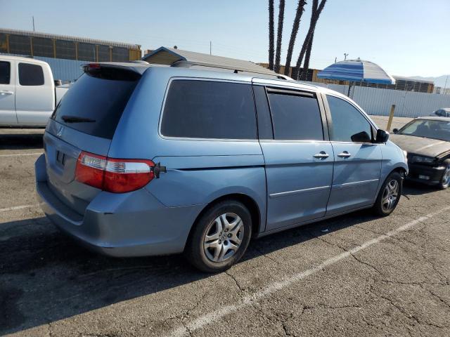 5FNRL38777B125414 - 2007 HONDA ODYSSEY EXL BLUE photo 3