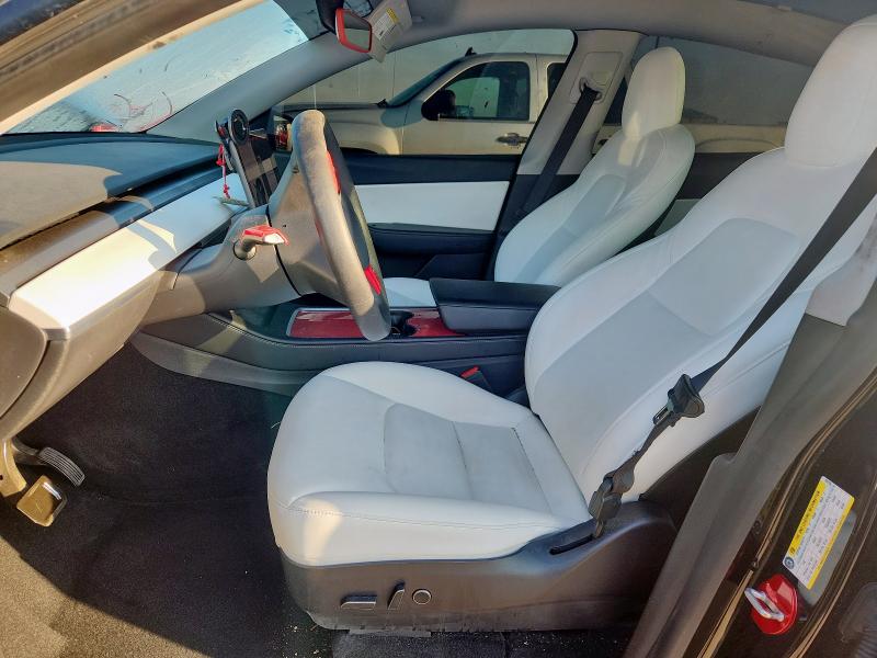 5YJYGDEE7MF228756 - 2021 TESLA MODEL Y BLACK photo 7