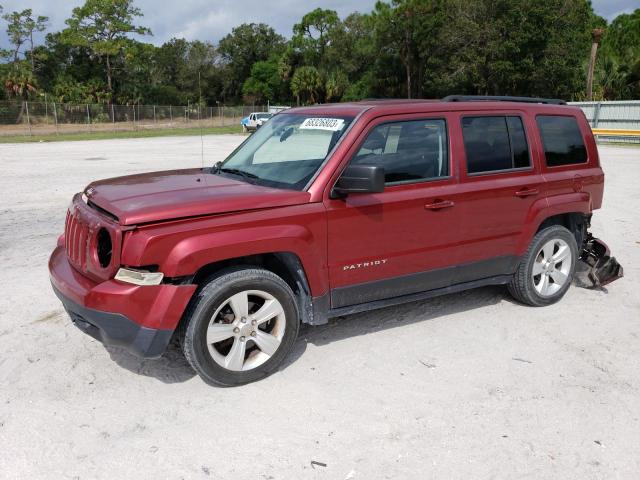 1C4NJPFB2ED853763 - 2014 JEEP PATRIOT LATITUDE BURGUNDY photo 1