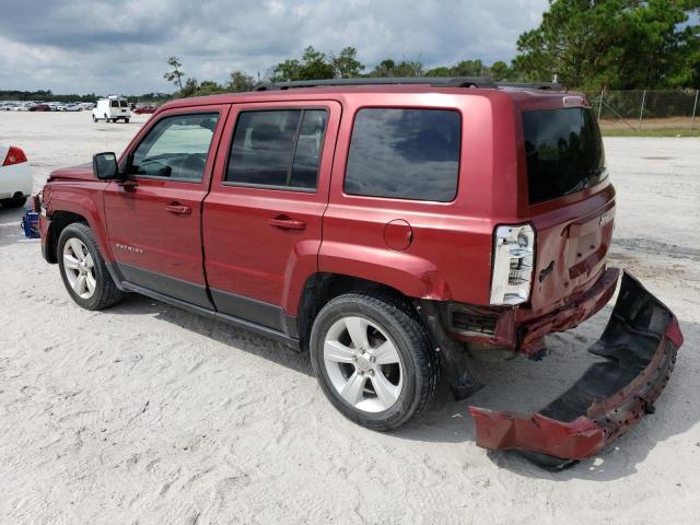 1C4NJPFB2ED853763 - 2014 JEEP PATRIOT LATITUDE BURGUNDY photo 2