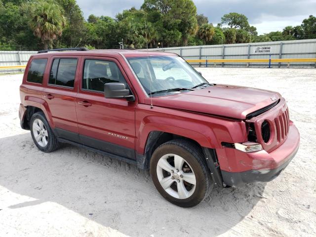 1C4NJPFB2ED853763 - 2014 JEEP PATRIOT LATITUDE BURGUNDY photo 4