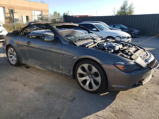 WBAEK73465B325350 - 2005 BMW 645 CI AUTOMATIC GRAY photo 4