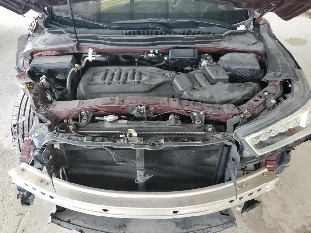 5J8YD3H3XJL008258 - 2018 ACURA MDX ბურგუნდია ფოტო 12