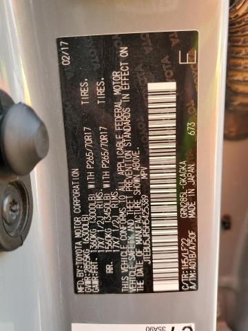 JTEBU5JR5H5425389 - 2017 TOYOTA 4RUNNER SR5/SR5 PREMIUM 灰色 照片 12