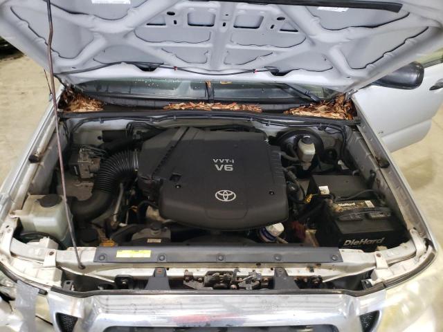 5TETU62N45Z080858 - 2005 TOYOTA TACOMA PRERUNNER ACCESS CAB SILVER photo 11