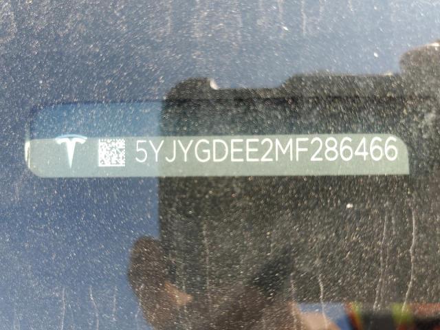 5YJYGDEE2MF286466 - 2021 TESLA MODEL Y თეთრი ფოტო 14