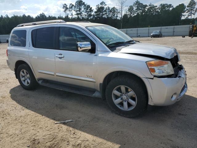 5N1BA08D99N602744 - 2009 NISSAN ARMADA SE SILVER photo 4