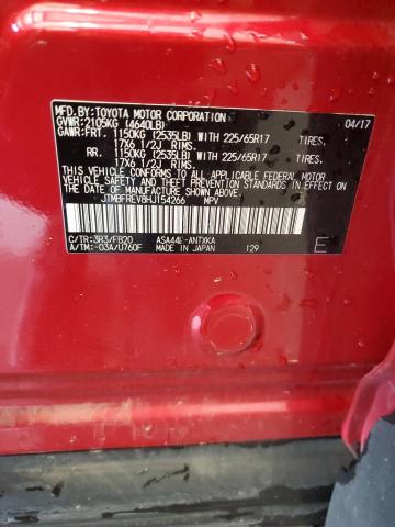 JTMBFREV8HJ154266 - 2017 TOYOTA RAV4 LE RED photo 13