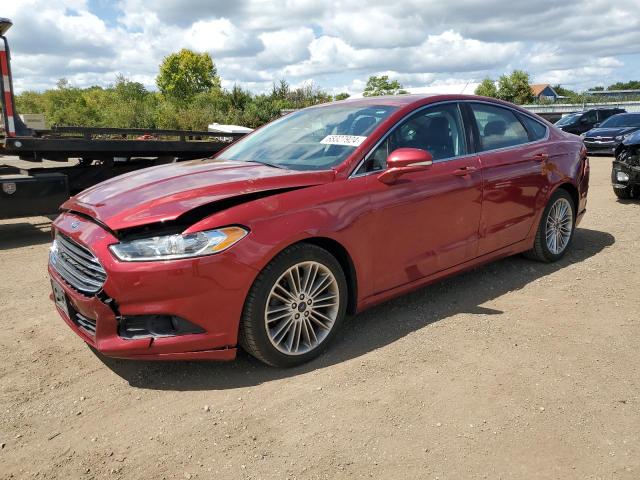 3FA6P0HD9FR168781 - 2015 FORD FUSION SE RED photo 1