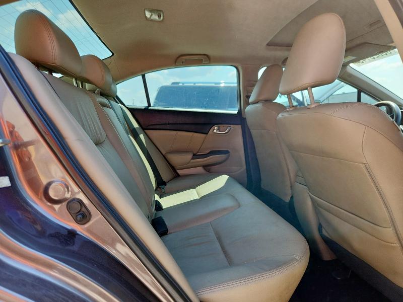 2HGFB2F93DH549474 - 2013 HONDA CIVIC EXL GRAY photo 10