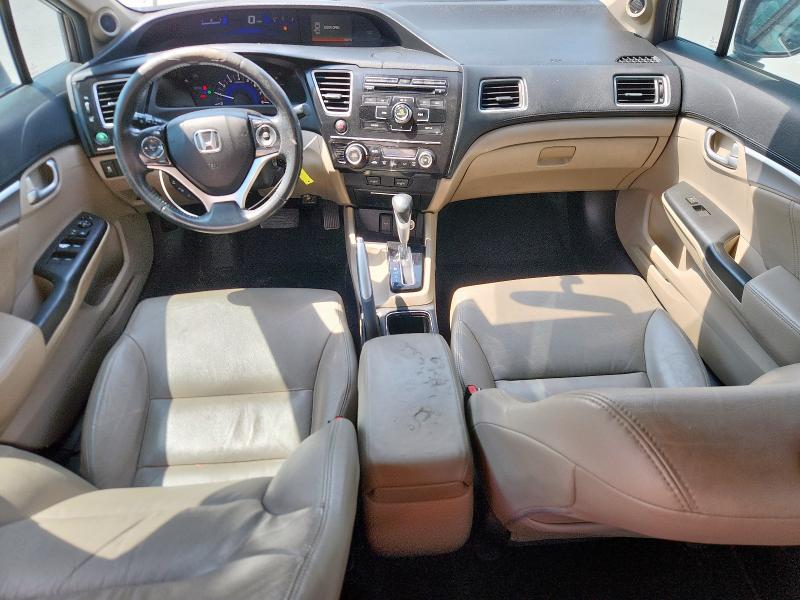 2HGFB2F93DH549474 - 2013 HONDA CIVIC EXL GRAY photo 8