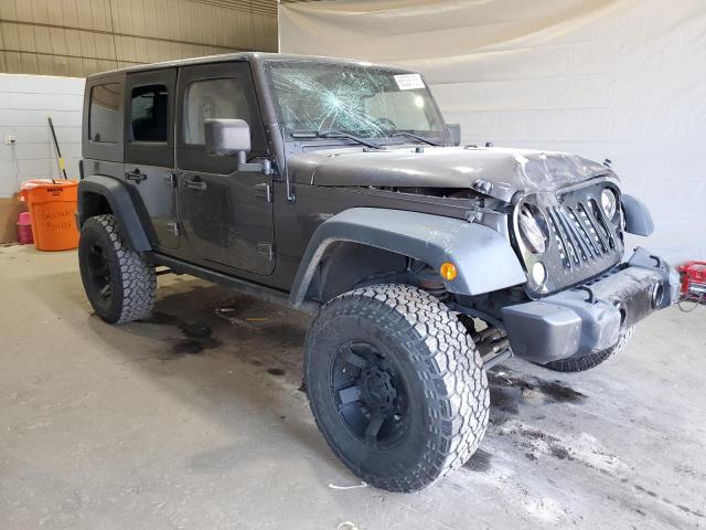 1C4BJWDG8EL280854 - 2014 JEEP WRANGLER U SPORT BLACK photo 4