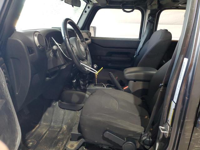 1C4BJWDG8EL280854 - 2014 JEEP WRANGLER U SPORT BLACK photo 7