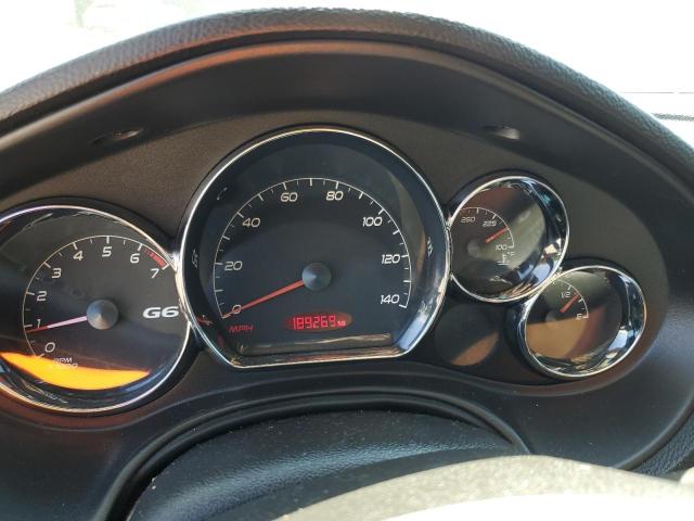 1G2ZG58N274271973 - 2007 PONTIAC G6 BASE BLACK photo 9
