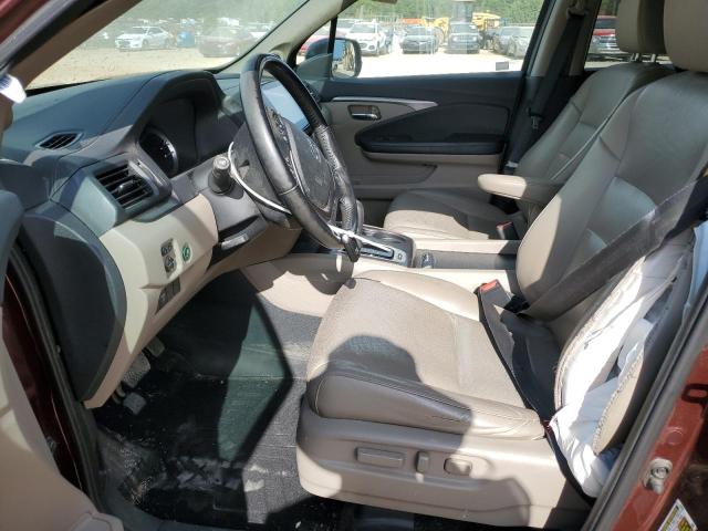 5FPYK2F60HB005899 - 2017 HONDA RIDGELINE RTL Marron photo 7