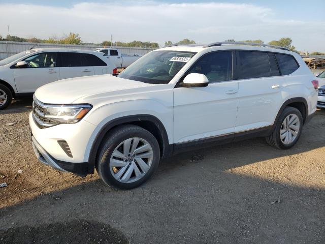 1V2BR2CA3MC523207 - 2021 VOLKSWAGEN ATLAS SEL WHITE photo 1