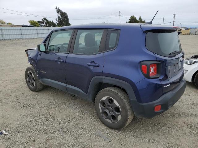 ZACCJBAT9GPC79435 - 2016 JEEP RENEGADE SPORT BLUE photo 2