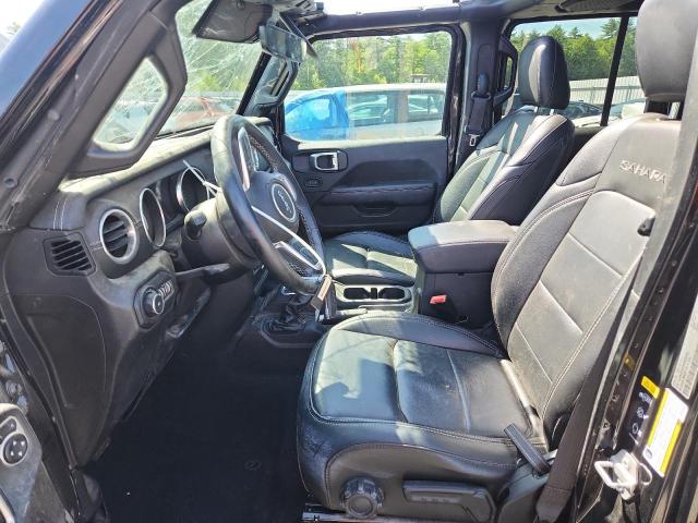 1C4HJXEGXMW526993 - 2021 JEEP WRANGLER UNLIMITED SAHARA BLACK photo 7