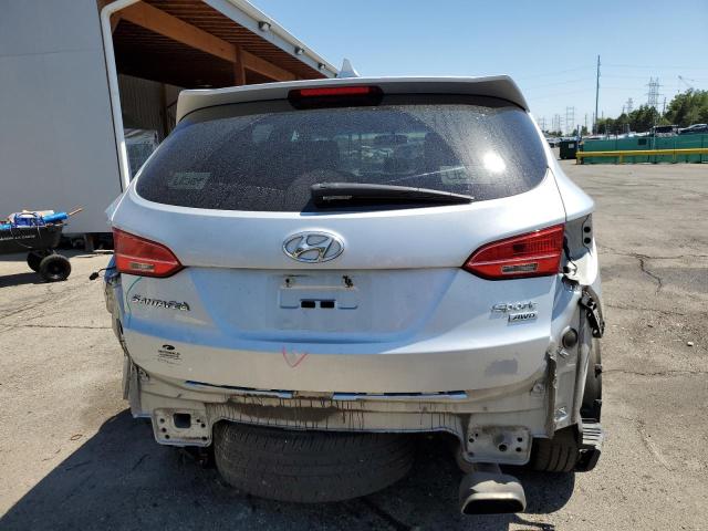 5XYZTDLB9FG296626 - 2015 HYUNDAI SANTA FE SPORT ვერცხლისფერი ფოტო 6