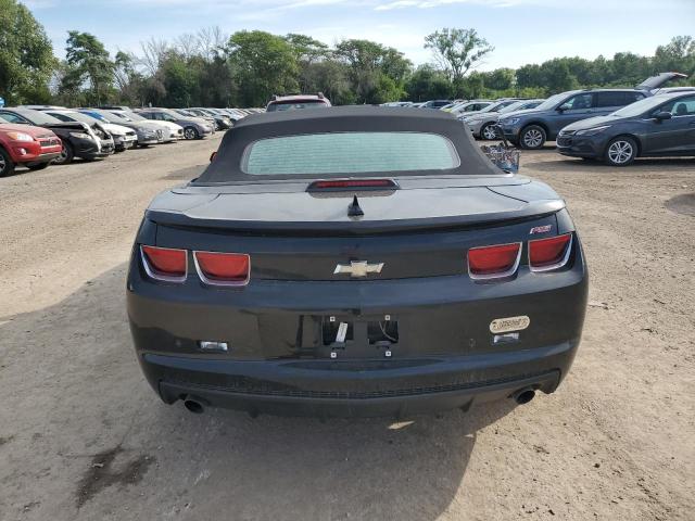 2G1FB3D32D9144874 - 2013 CHEVROLET CAMARO LT BLACK photo 6