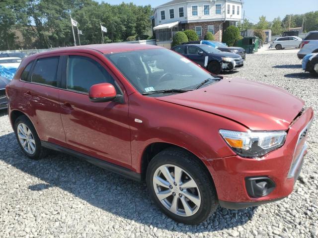 4A4AR3AU4FE022746 - 2015 MITSUBISHI OUTLANDER SPORT ES RED photo 4