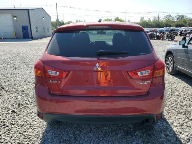4A4AR3AU4FE022746 - 2015 MITSUBISHI OUTLANDER SPORT ES RED photo 6