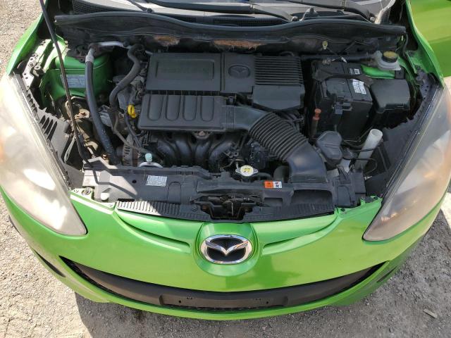 JM1DE1KYXD0168715 - 2013 MAZDA MAZDA2 绿色 照片 11