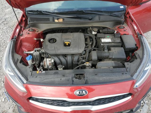 3KPF24AD6LE217318 - 2020 KIA FORTE FE RED photo 11