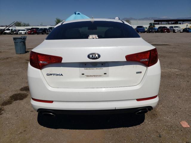 KNAGM4A75D5320975 - 2013 KIA OPTIMA LX WHITE photo 6