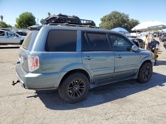 5FNYF28626B023649 - 2006 HONDA PILOT EX BLUE photo 3