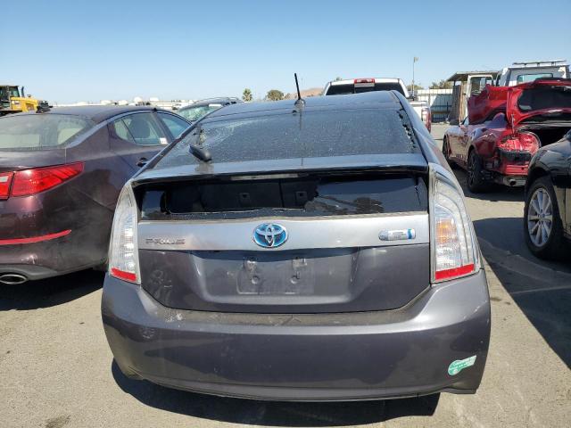 JTDKN3DP5C3013929 - 2012 TOYOTA PRIUS PLUG GRAY photo 6