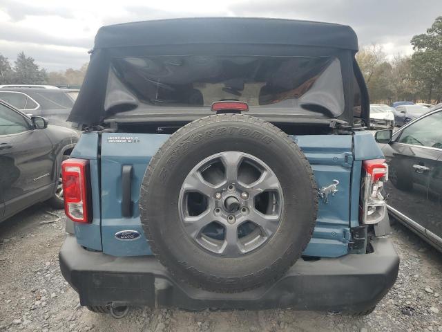 1FMEE5BP9NLB41651 - 2022 FORD BRONCO BASE BLUE photo 6