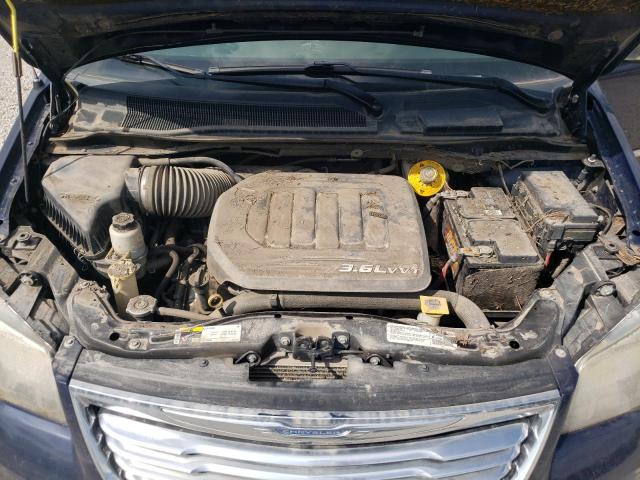 2C4RC1CG6ER367186 - 2014 CHRYSLER TOWN & COU TOURING L BLUE photo 12