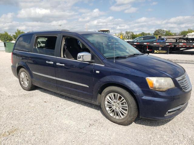 2C4RC1CG6ER367186 - 2014 CHRYSLER TOWN & COU TOURING L BLUE photo 4