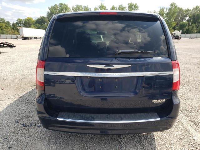 2C4RC1CG6ER367186 - 2014 CHRYSLER TOWN & COU TOURING L BLUE photo 6