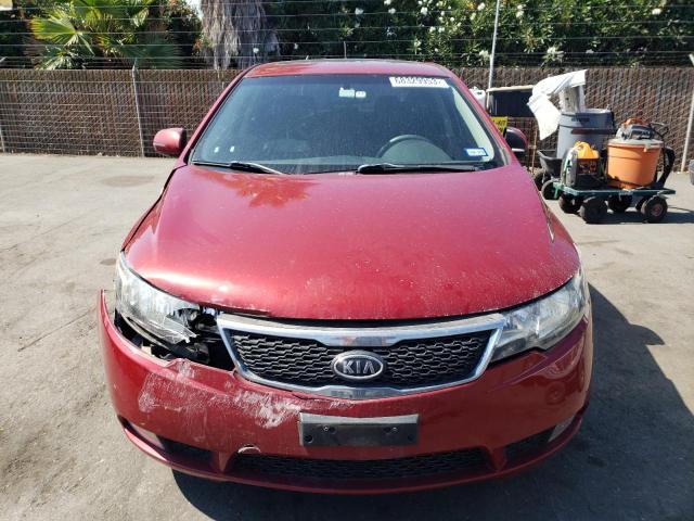 KNAFW5A37B5418282 - 2011 KIA FORTE SX RED photo 5