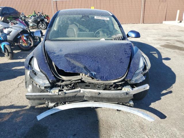 5YJ3E1EB3PF386777 - 2023 TESLA MODEL 3 BLUE photo 5