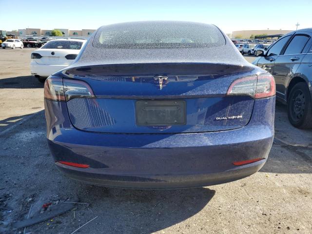 5YJ3E1EB3PF386777 - 2023 TESLA MODEL 3 BLUE photo 6