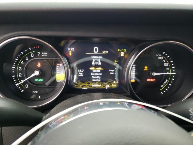 1C4JJXP68MW739320 - 2021 JEEP WRANGLER U SAHARA 4XE BLACK photo 9