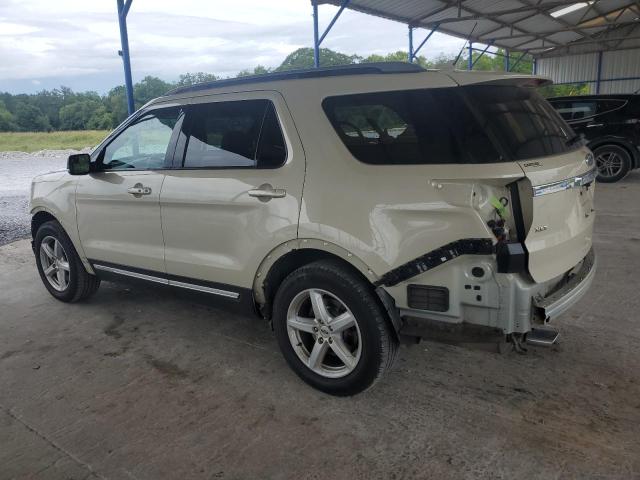 1FM5K7D88JGA53476 - 2018 FORD EXPLORER XLT بيج صورة 2