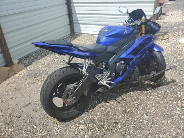 JYARJ12E37A012596 - 2007 YAMAHA YZFR6 L BLUE photo 4