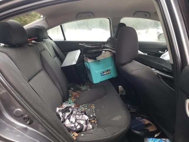 2HGFB2F50FH565101 - 2015 HONDA CIVIC LX فحمي صورة 10