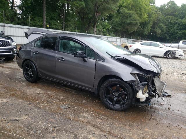 2HGFB2F50FH565101 - 2015 HONDA CIVIC LX فحمي صورة 4