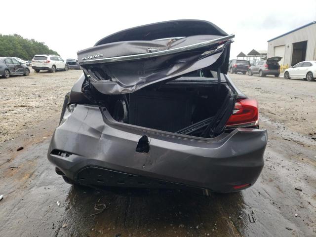 2HGFB2F50FH565101 - 2015 HONDA CIVIC LX فحمي صورة 6