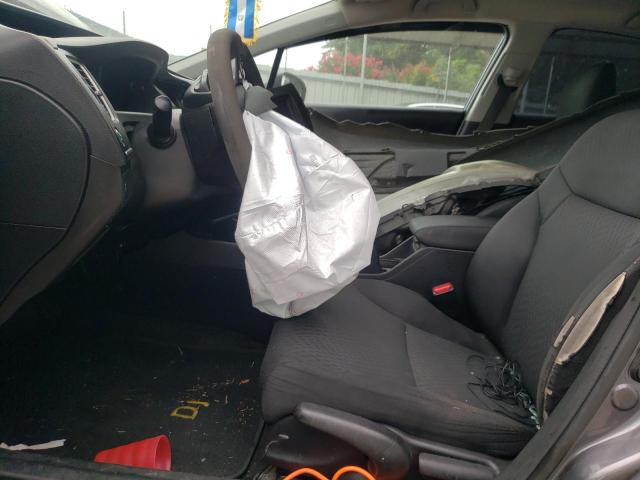 2HGFB2F50FH565101 - 2015 HONDA CIVIC LX فحمي صورة 7